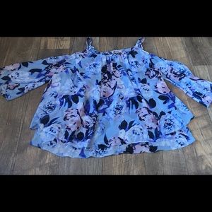 Shoulder Cut Out Blouse